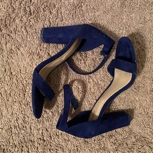 Blue suede shoes